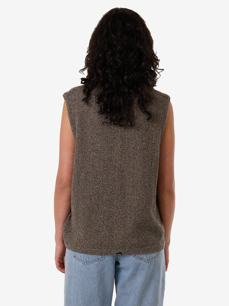 Sam Knit Vest - Loam