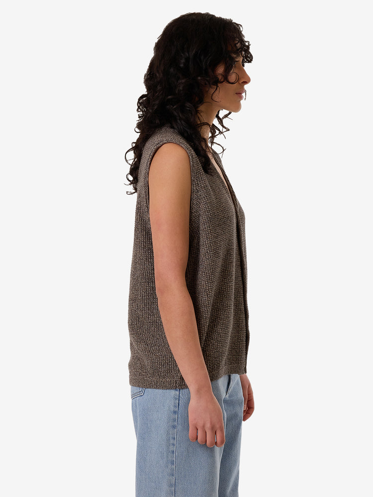 Sam Knit Vest - Loam