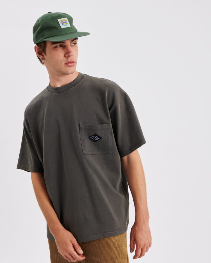 Scribble Pocket Tee - Asphalt