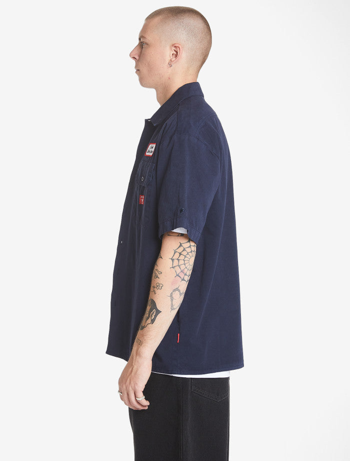 Service Short Sleeve Shirt - Navy Blazer Blue