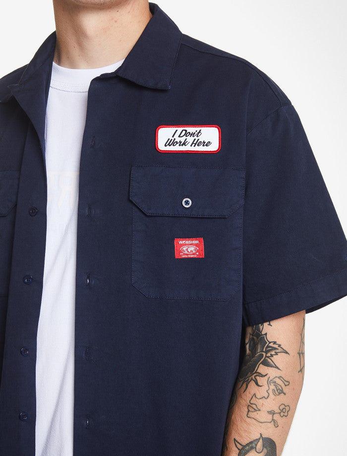 Service Short Sleeve Shirt - Navy Blazer Blue