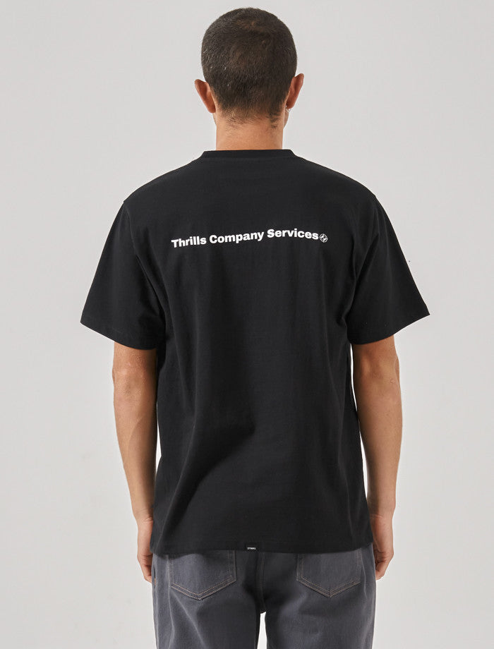Services Merch Fit Tee - Black