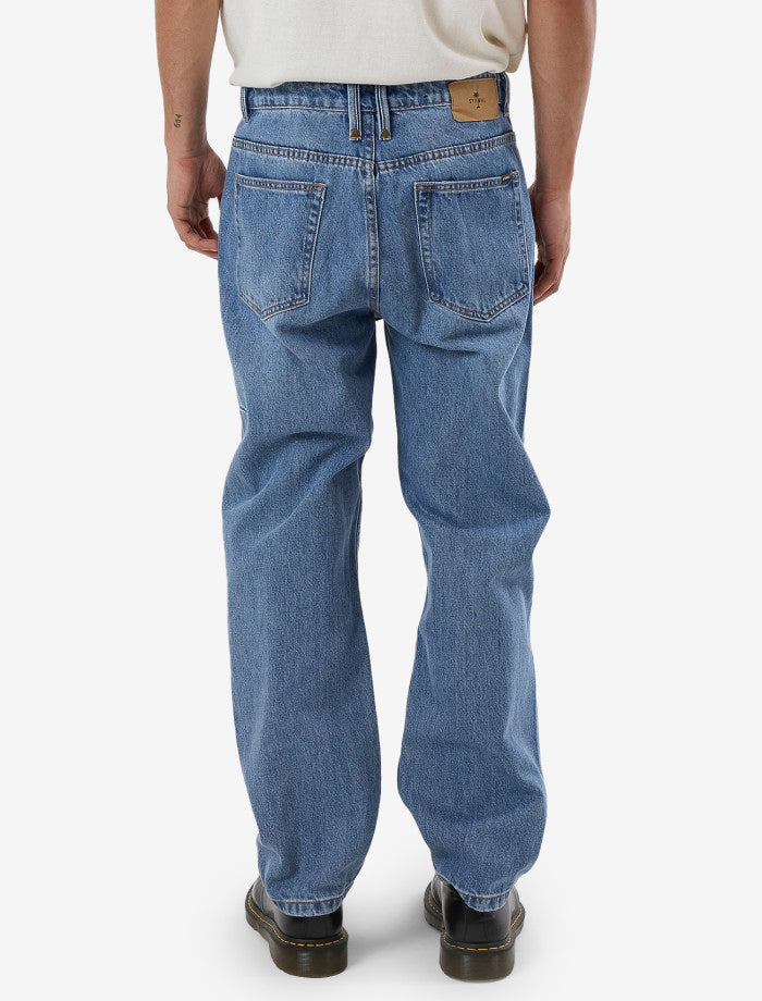 Slacker Denim Jean- Dark Dust Blue