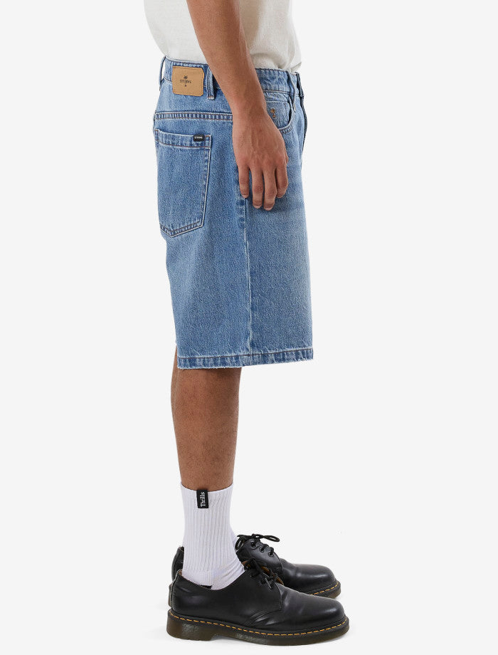 Slacker Denim Short - Dark Dust Blue