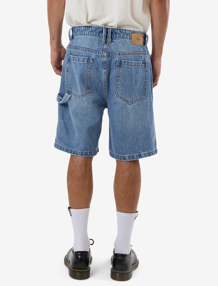 Slacker Denim Short - Dark Dust Blue