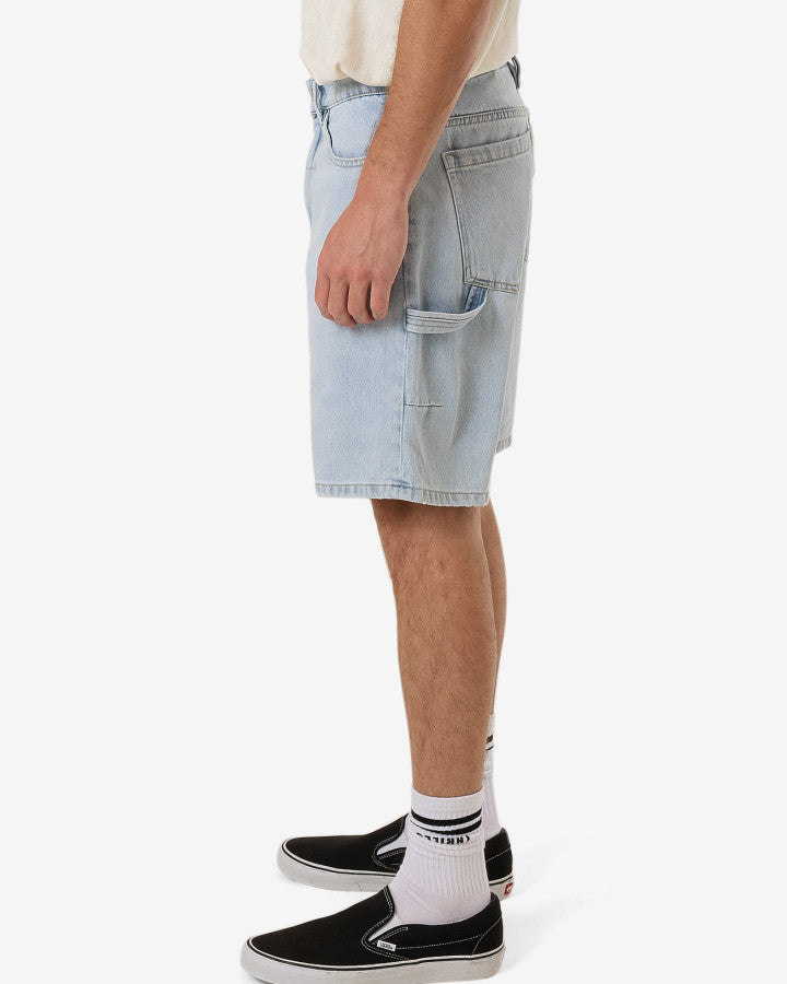 Slacker Denim Short - Ether Blue – Crystal Cylinder