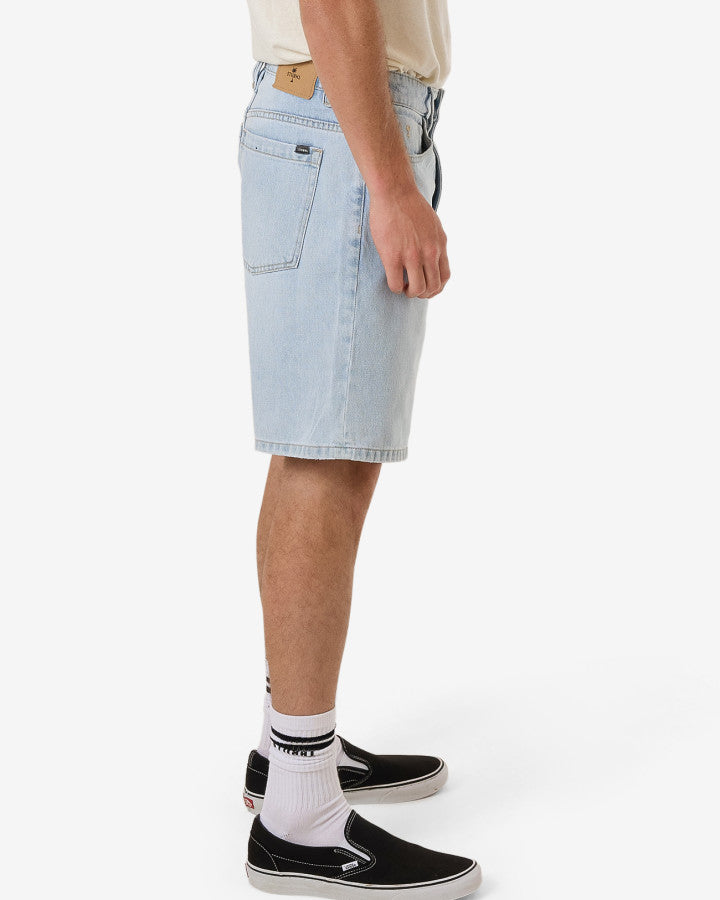 Slacker Denim Short - Ether Blue