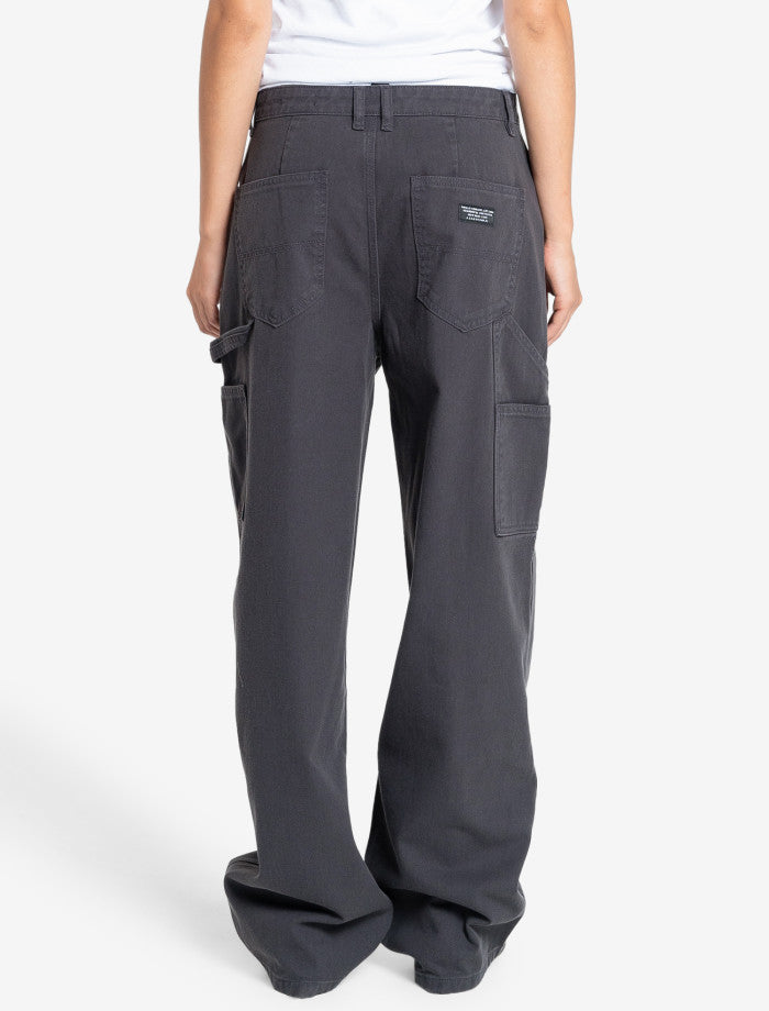 Slouch Carpenter Twill Pant - Dark Charcoal