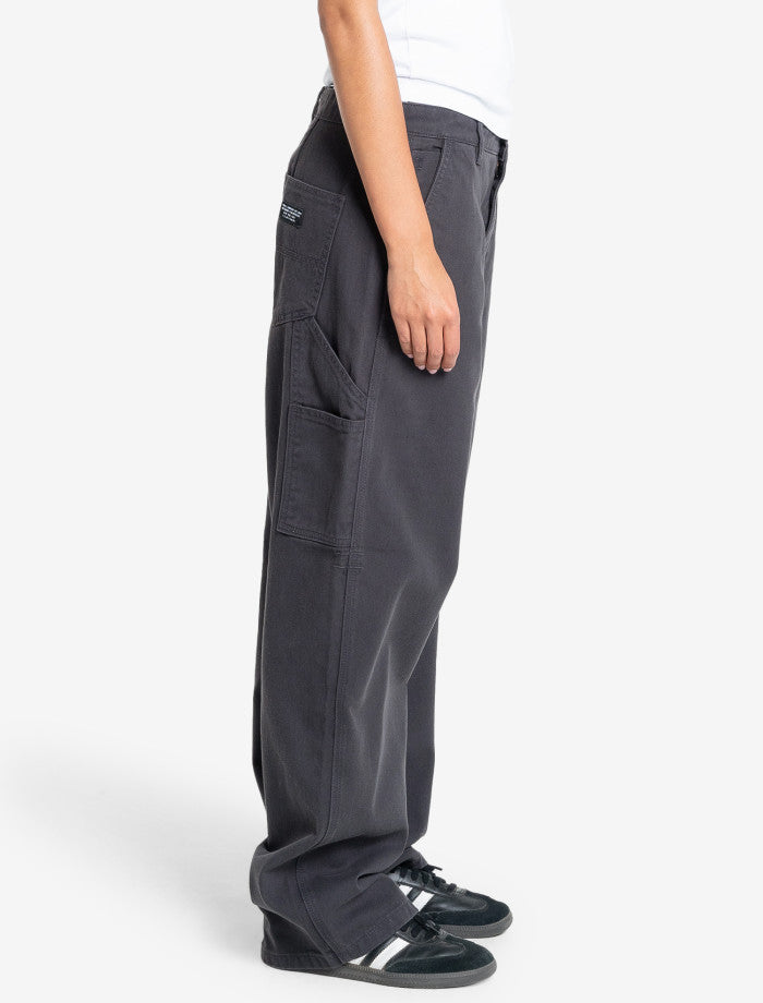 Slouch Carpenter Twill Pant - Dark Charcoal