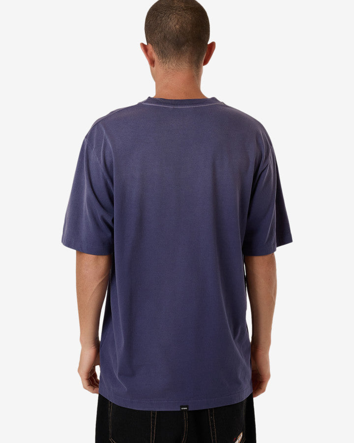 Society Oversize Fit Tee - Crown Blue Fade