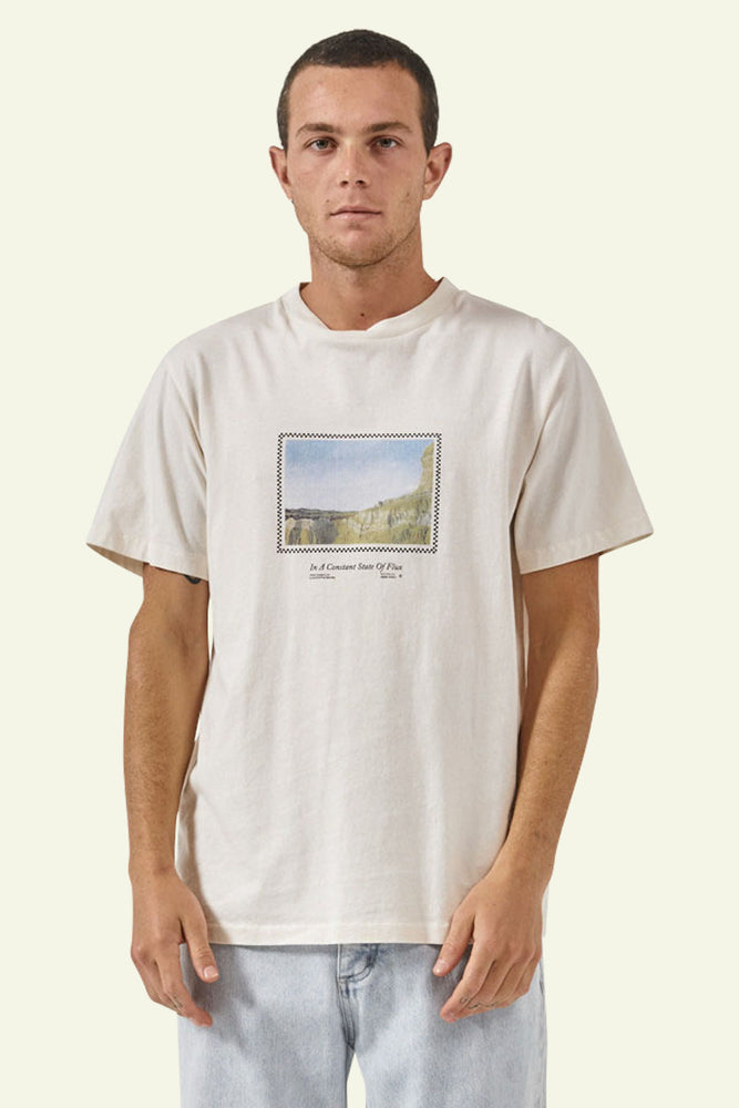 State of Flux Merch Fit Tee- Heritage White