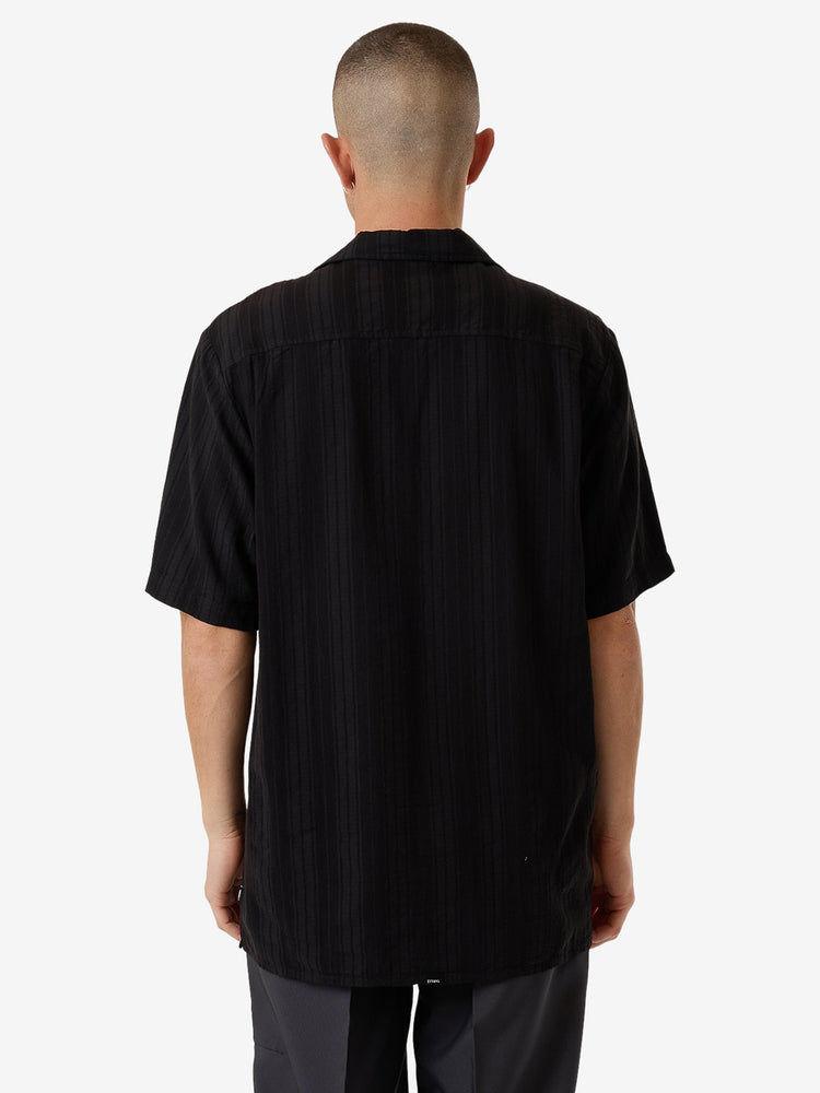 Swan Song Bowling Shirt - Black