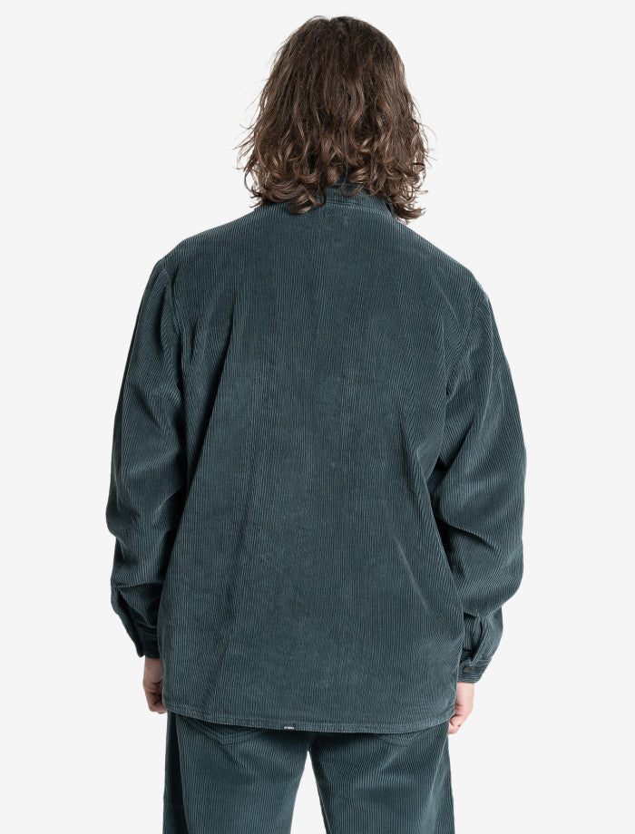 Thrills Labour Overshirt - Dark Jade