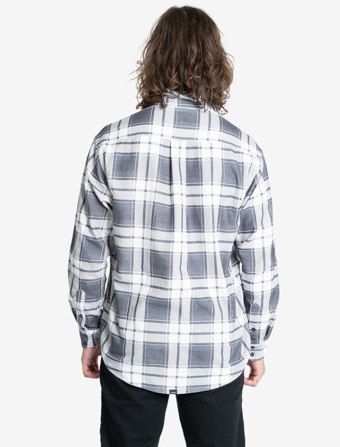 Thrills Union Check Flannel - Dark Charcoal