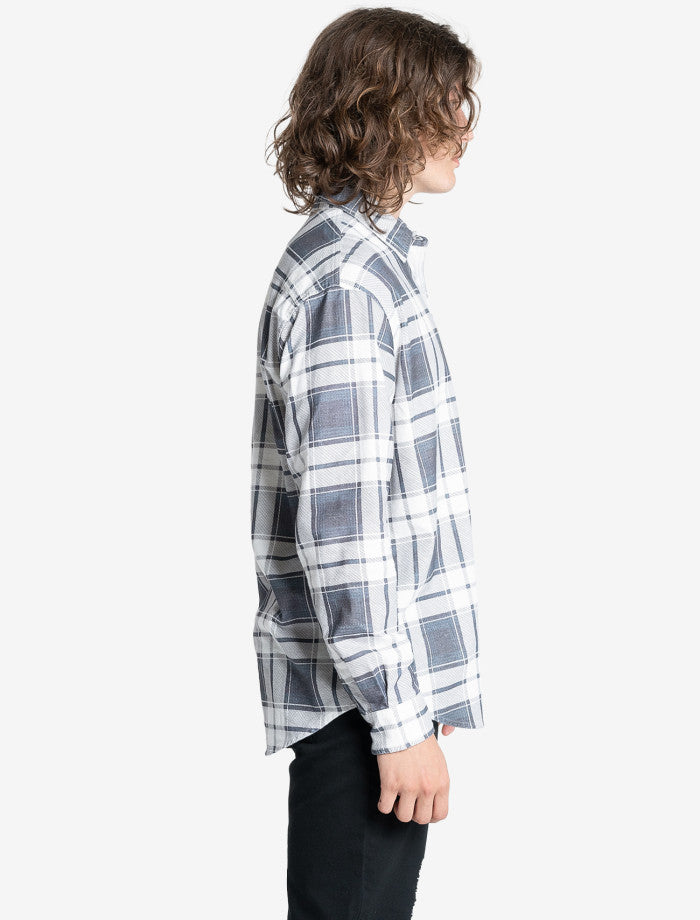 Thrills Union Check Flannel - Dark Charcoal