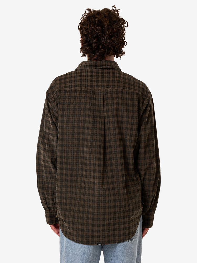 Union Cord Check L.S Shirt - Falcon