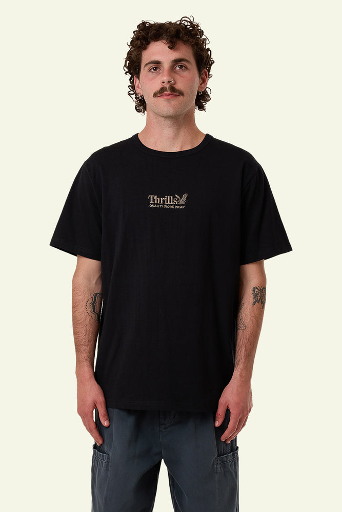 Workwear Embro Merch Tee - Black