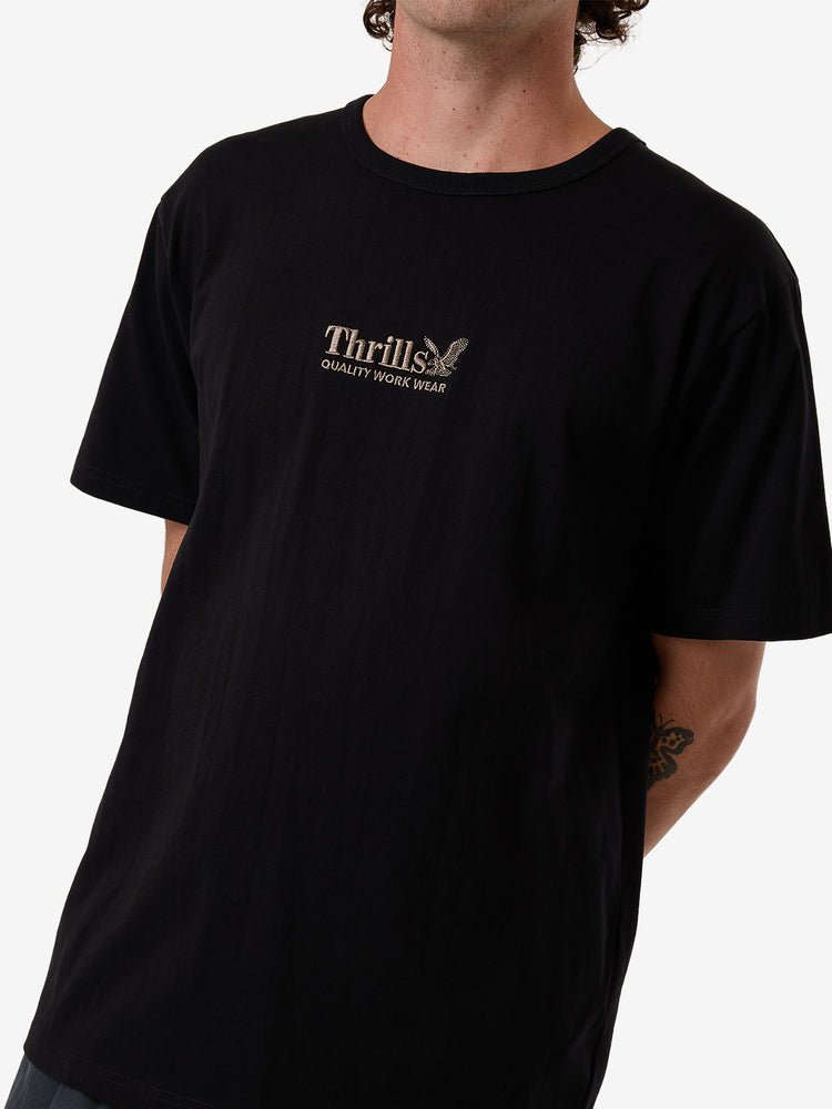 Workwear Embro Merch Tee - Black