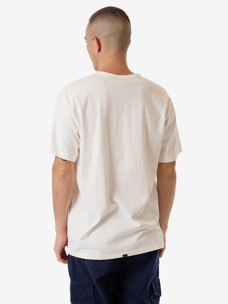 Thrills Workwear Embro Merch Fit Tee - Dirty White