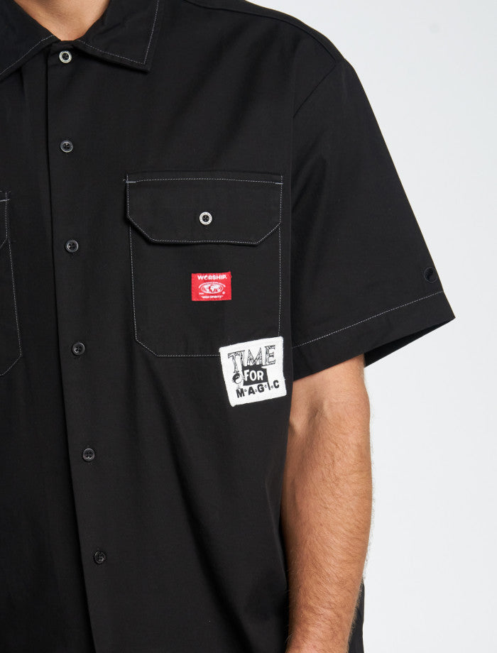 Time for Magic Work Shirt - Black