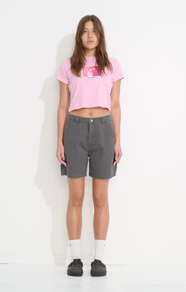 Takes Two Rib Tee- Baby Pink
