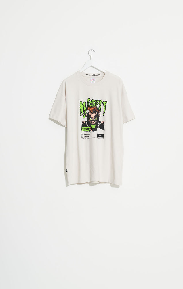 New Issues 50-50 Tee- Thrift White