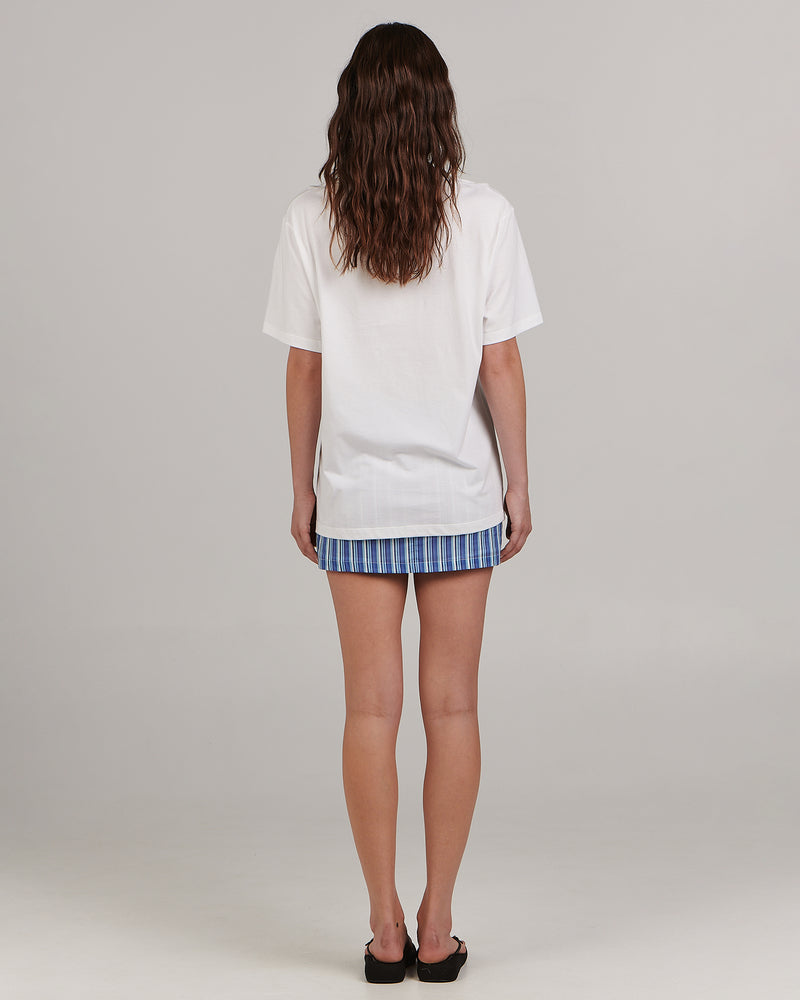 Calypso Boyfriend Tee- White