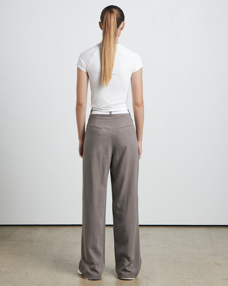 The Fold Back Trouser - Shadow