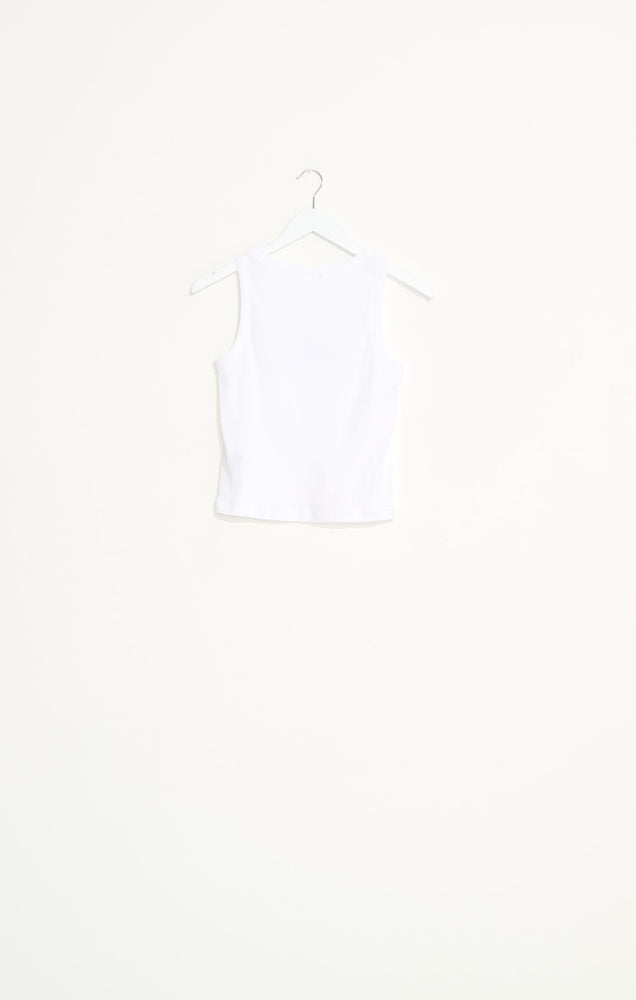 Barbed Tank - White