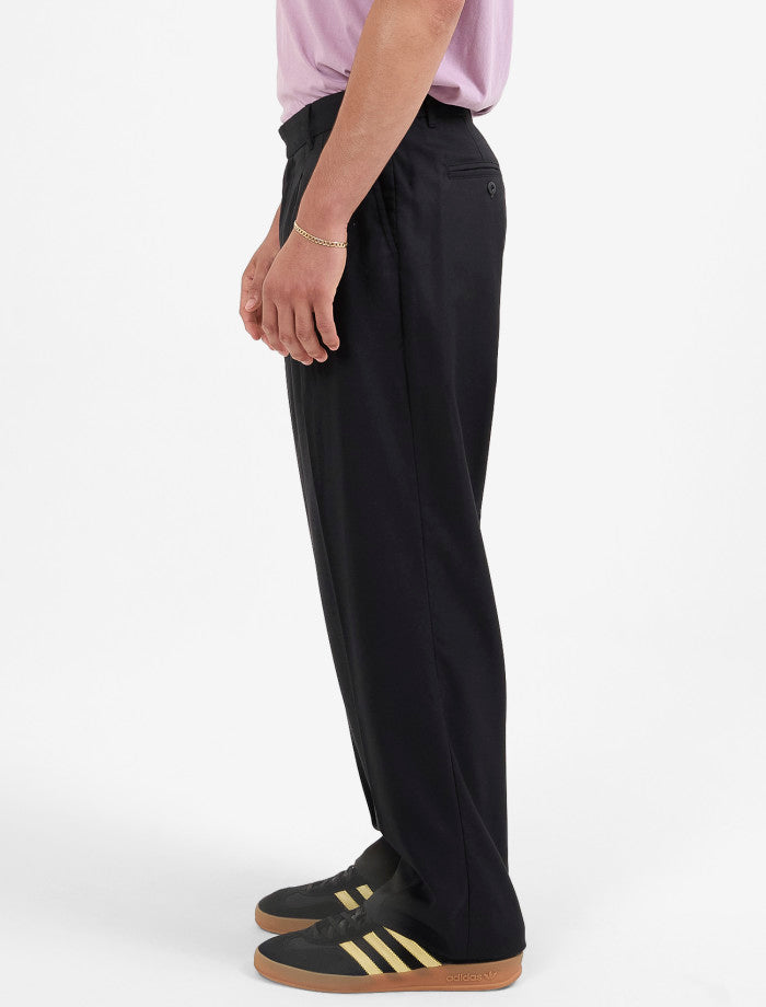 Valet Pleated Pant - Black