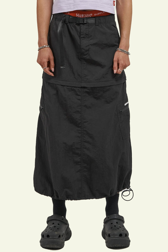 
            
                Load image into Gallery viewer, Worship Cargo Maxi Skirt - Black
            
        