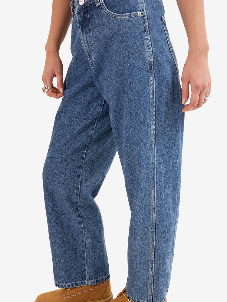 Worship Sloucher Jean - Steady Mid Blue