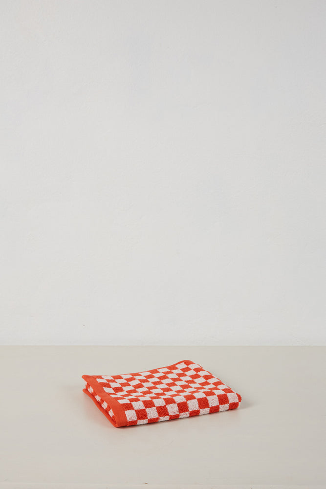 Josephine Organic Cotton (Hand) Towel - Paloma Sun + Ecru