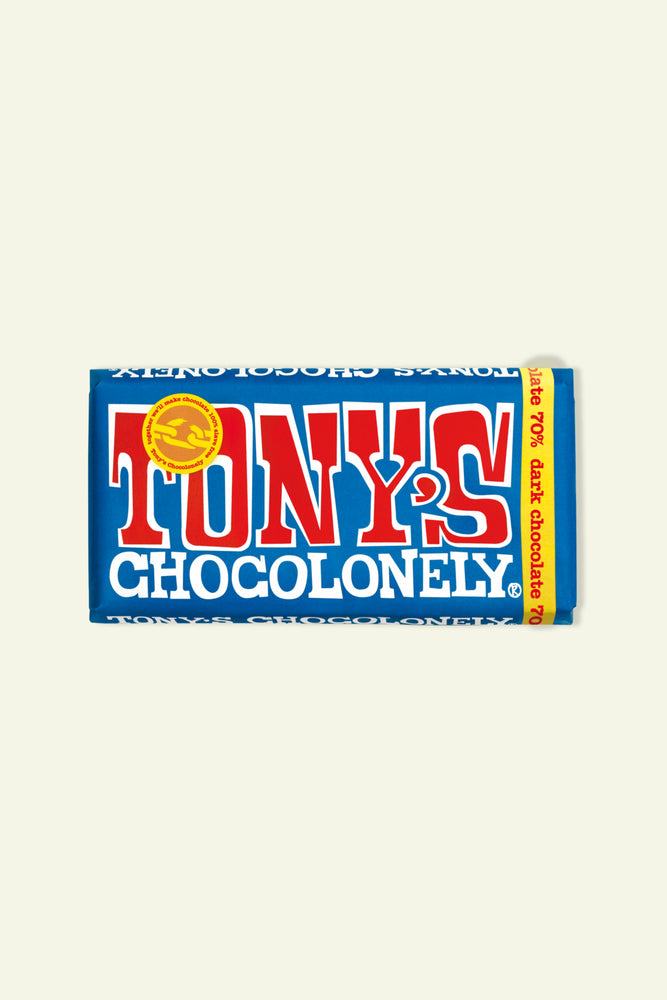 
            
                Load image into Gallery viewer, Tony&amp;#39;s Chocolonely - Dark Chocolate 180g Bar
            
        