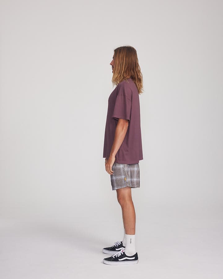 Band Tee - Plum