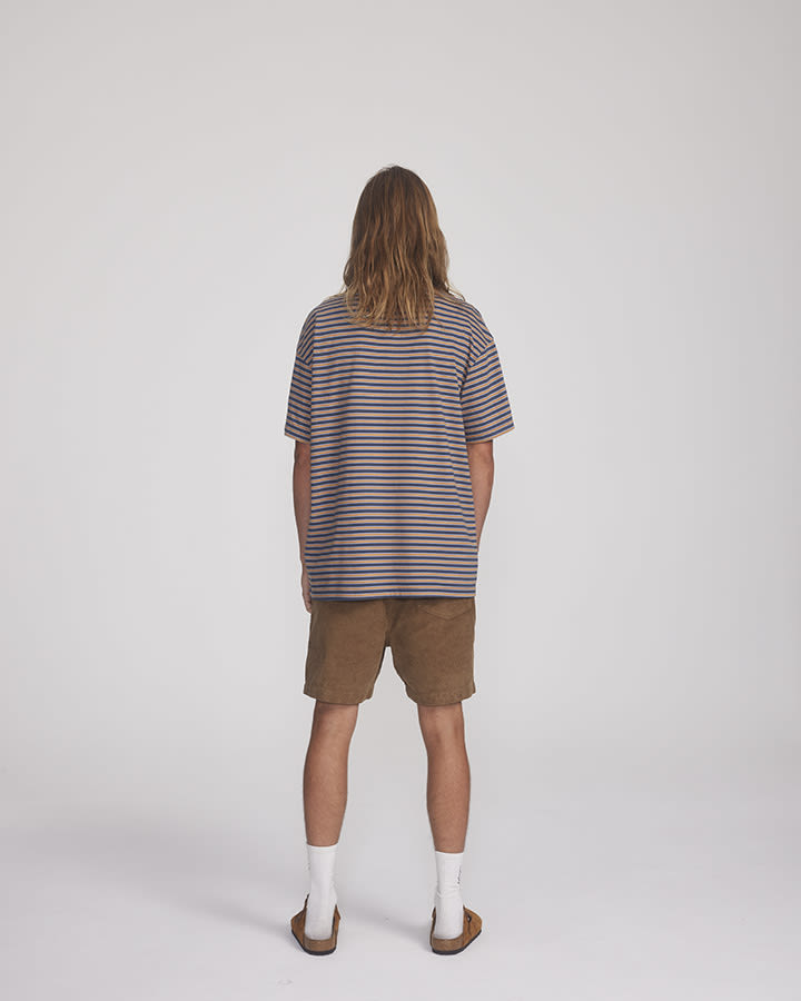 
            
                Load image into Gallery viewer, Dune Stripe Tee - Brown
            
        
