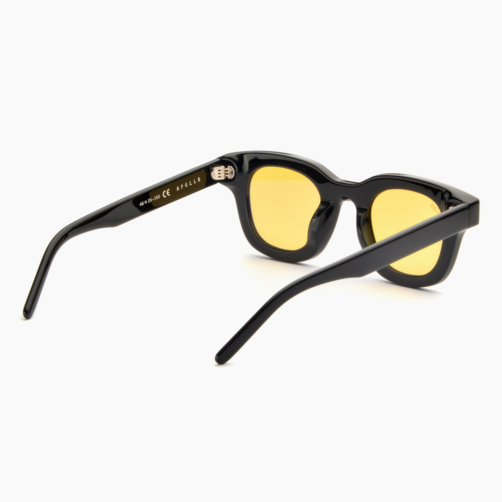 Akila Eyewear, Apollo Black Acetate / Yellow Lens