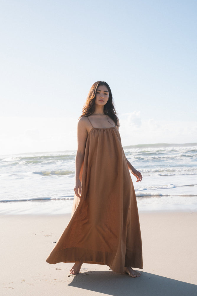 The Woven Maxi - Almond