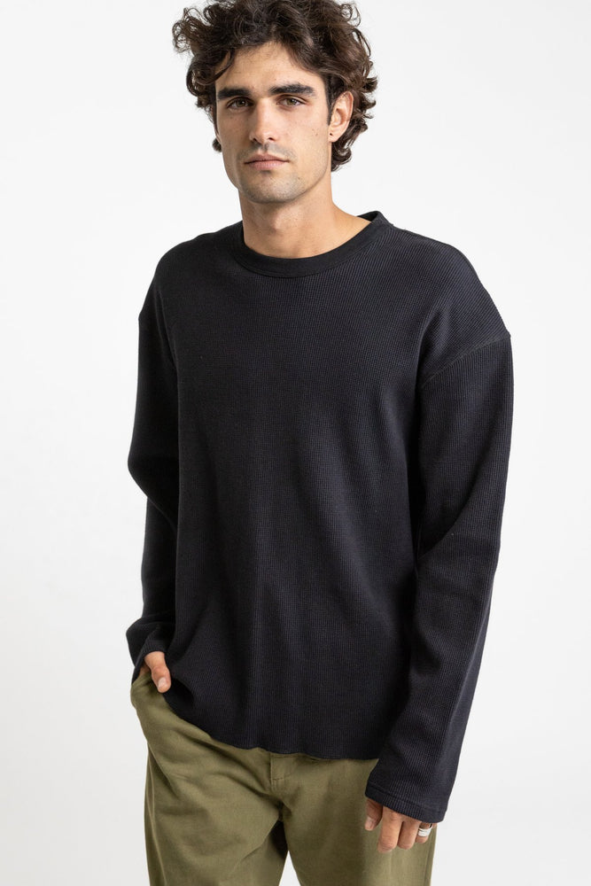 Classic Waffle Knit - Vintage Black