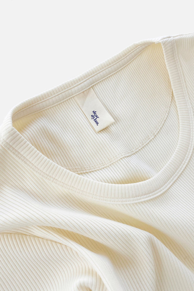 Ribbed Bodysuit - French Vanilla