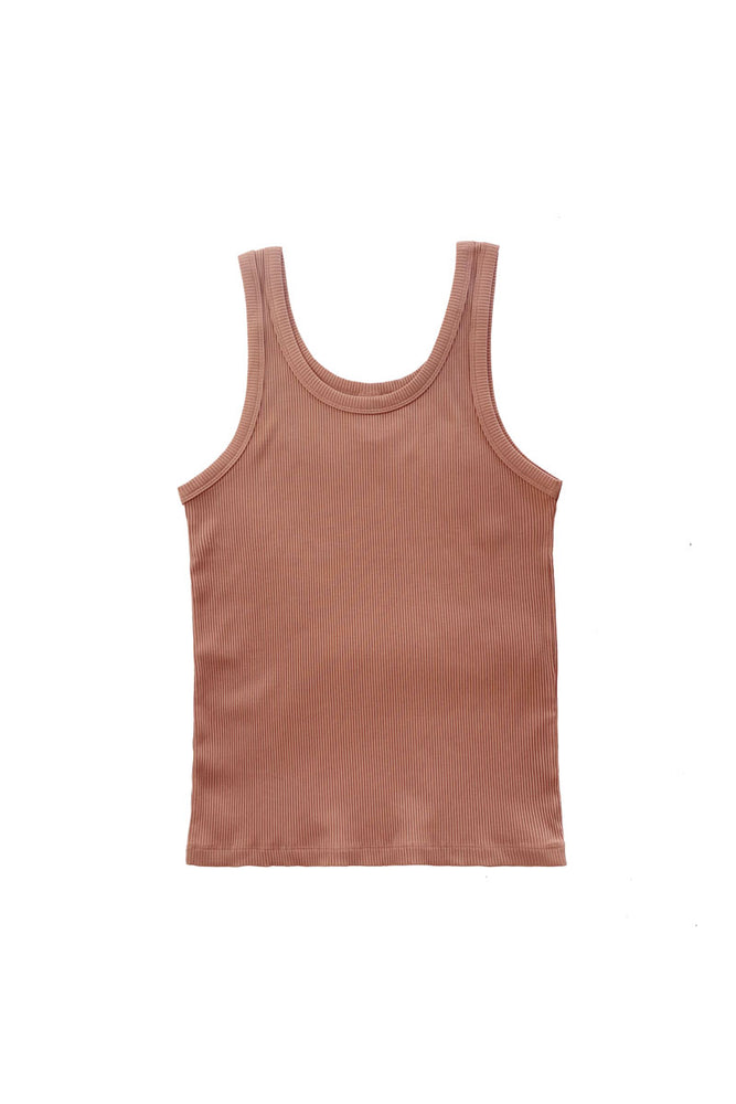 
            
                Load image into Gallery viewer, Ribbed Tank - Cameo Brown
            
        