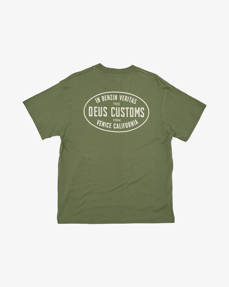 Harlem Tee - Lichen Green