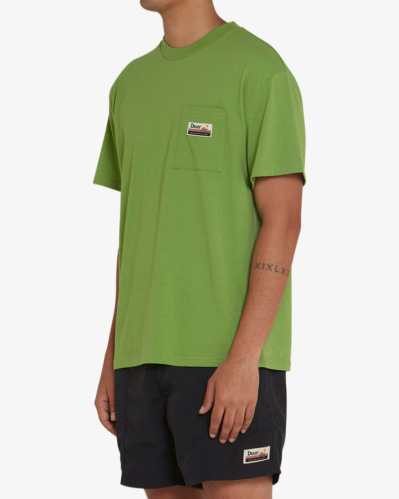 Tango Pocket Tee - Camp Green