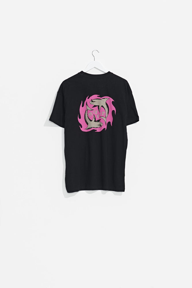 
            
                Load image into Gallery viewer, Exo Dolphins 50/50 Tee - Pitch Black
            
        