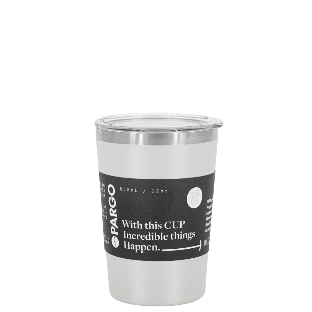 Pargo Insulated 355ml 12oz Cup - White