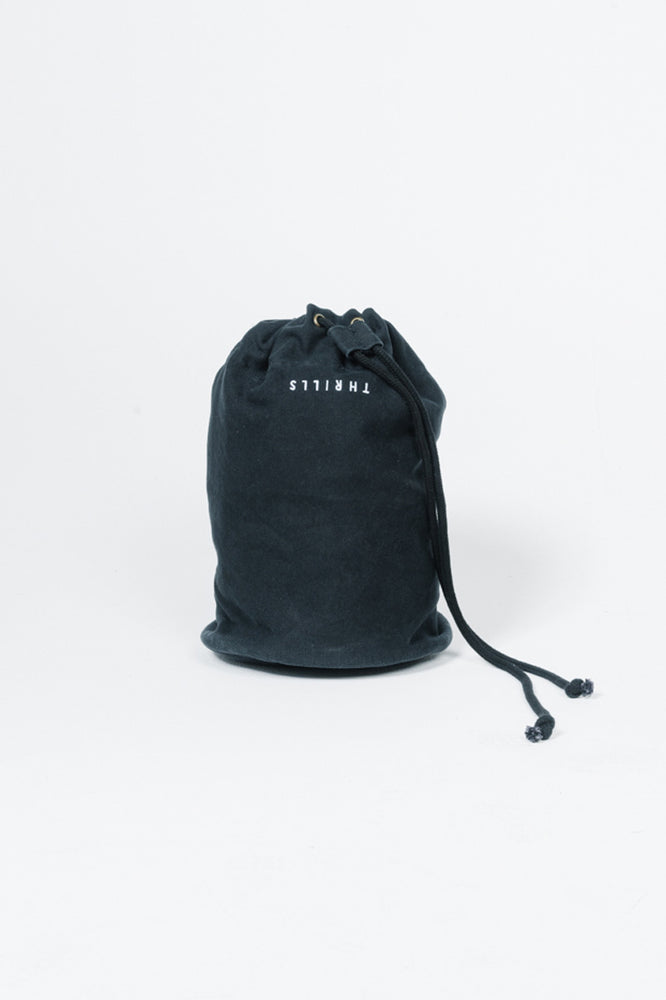 Minimal Thrills Drawstring Bag - Black