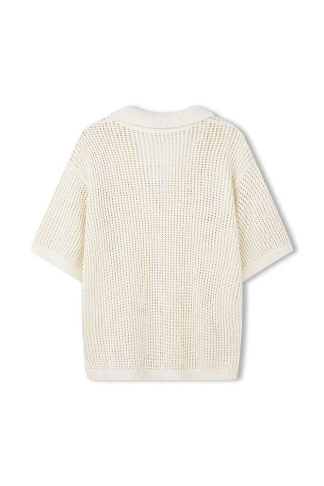 
            
                Load image into Gallery viewer, Milk Cotton Crochet Shirt
            
        