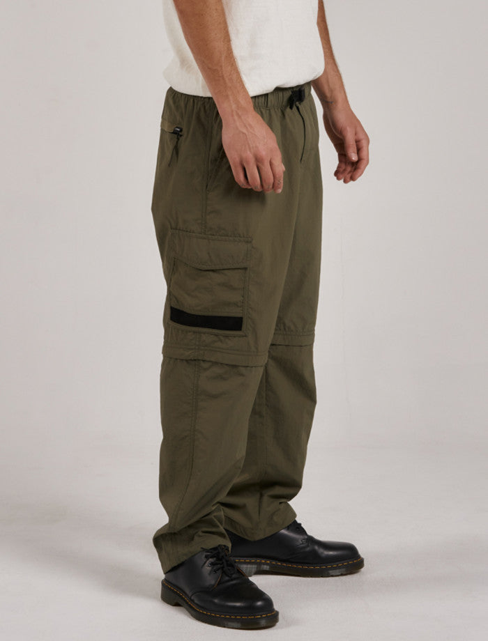 Big Slacker Hugh Standards Zip Off Cargo Pant- Aloe