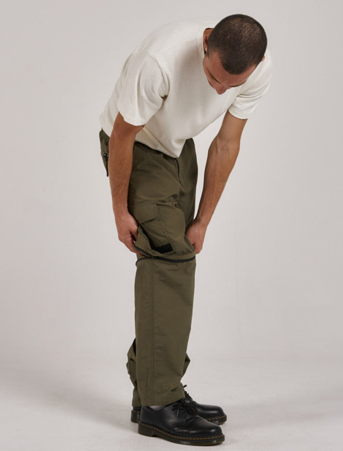 Big Slacker Hugh Standards Zip Off Cargo Pant- Aloe