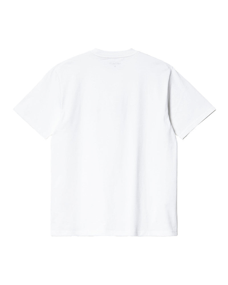 Repairs T-Shirt - White/ Pale Orange
